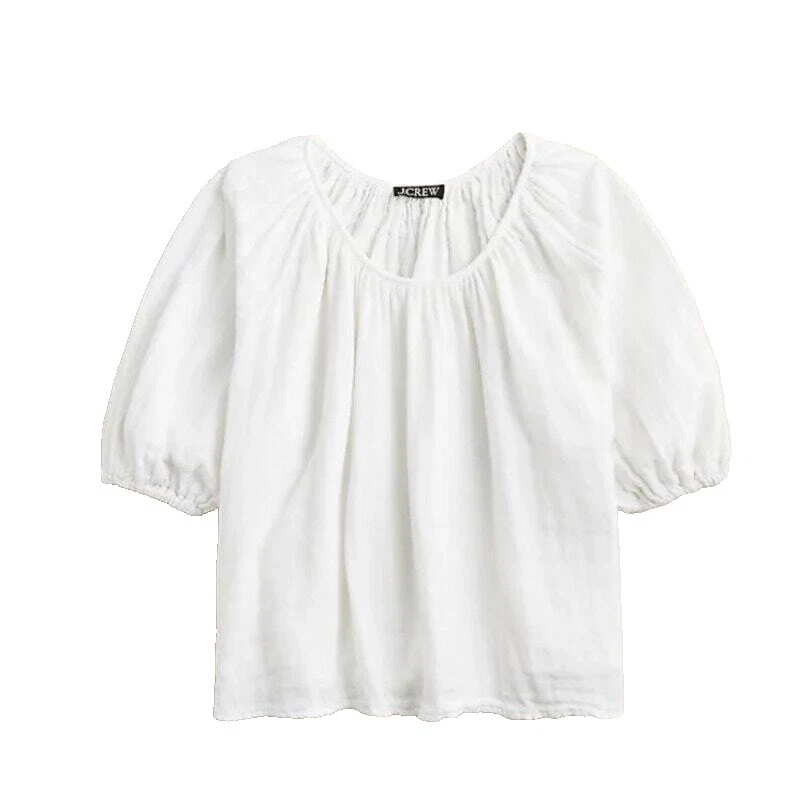 Tops Sólido Lino J.CREW para Mujeres