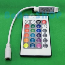 IR Remote 24 Key Controller Wireless for RGB 5050 3528 LED Flexible Strips Light