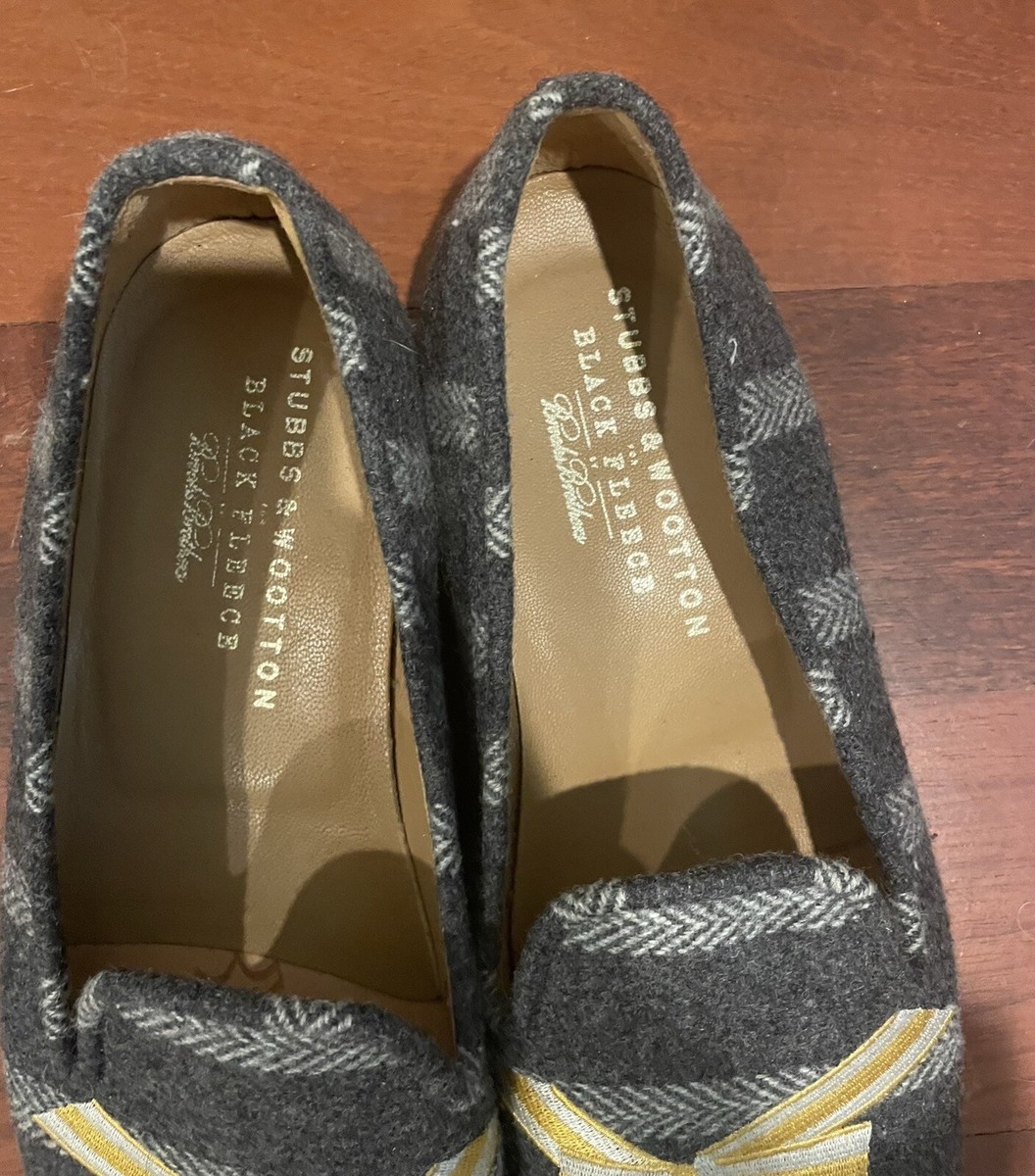 Stubbs & Wootton x Brooks Brothers Black Fleece Slippers  display picture 2