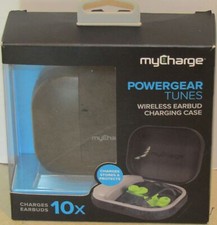 MyCharge PowerGear Tunes Wireless Earbud Charging Case PGT10K-A