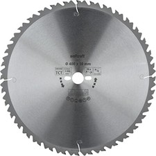 wolfcraft Lama per seghe circolari da banco TCT, serie verde I 6668000 I Tagli r