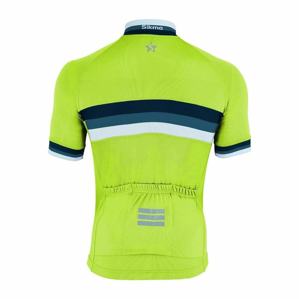 Mens Cycling Jersey Summer Short Sleeve Bicycle Breathable Racing Bike Jersey - Image 3 of 4