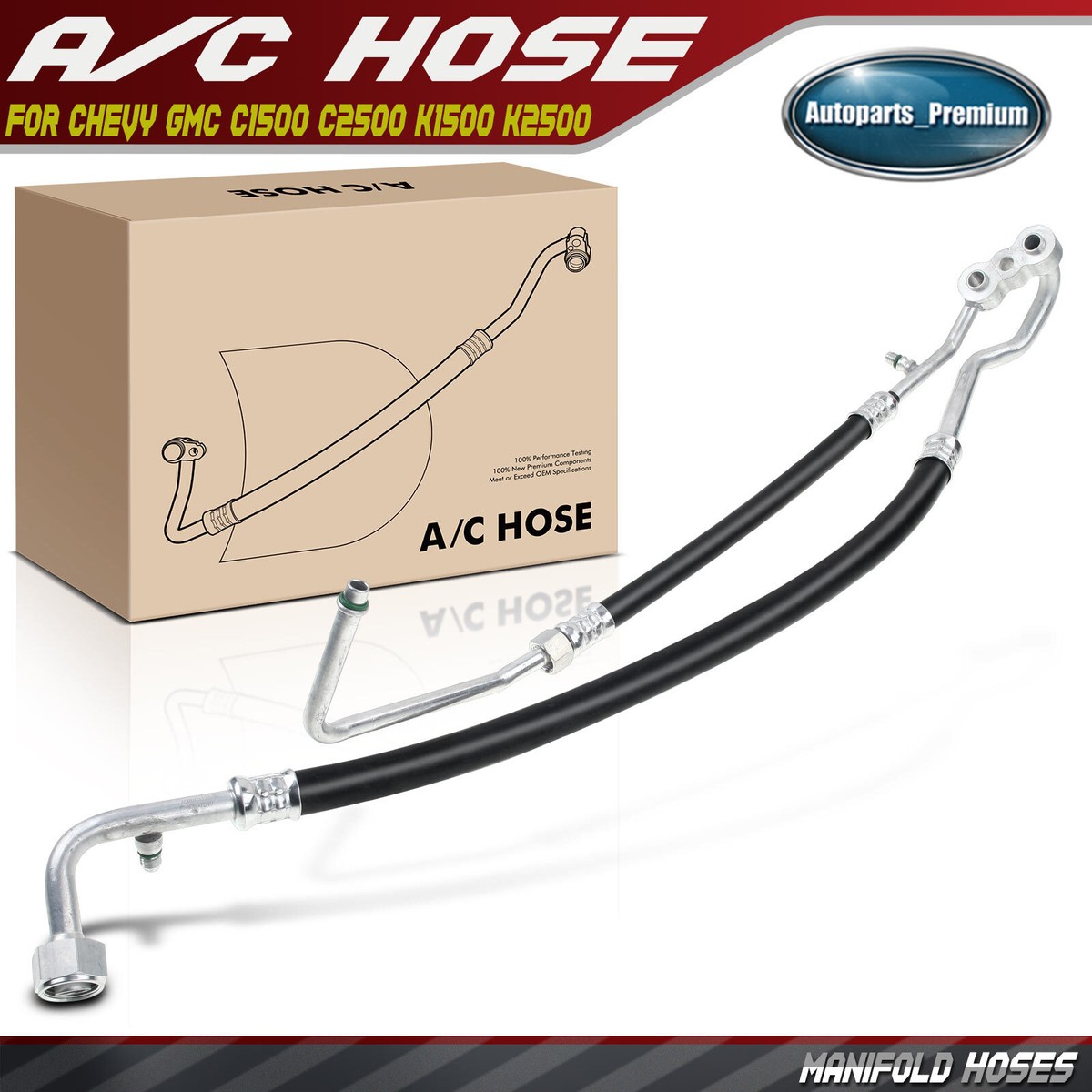 New A C Manifold Hose Assembly for Chevrolet GMC C1500 C2500 C3500 