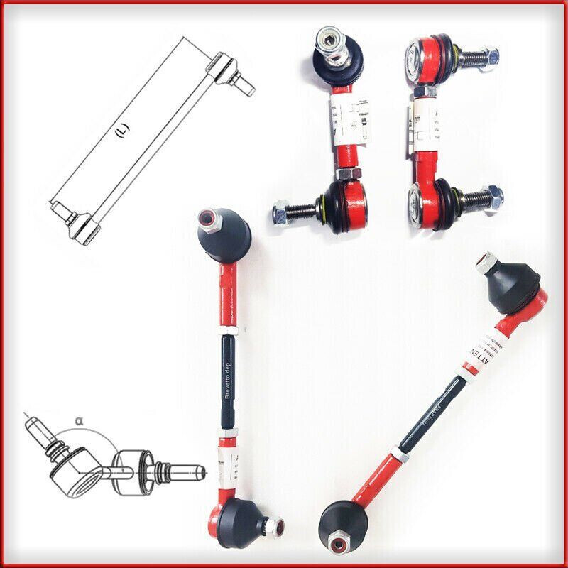 REINHOCH Bielletta Barra Stabilizzatrice Anteriore Per Jeep Grand Cherokee II (WJ, WG), Lunghezza 240 Mm, OE 52088283