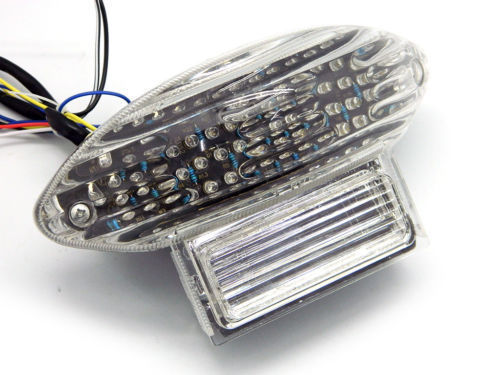 Feu LED clignotants intégrés Suzuki Hayabusa 1300 pour supprimer les clignotants