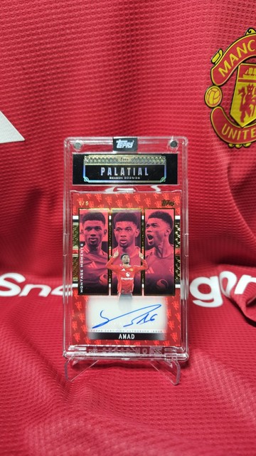 2025/26 TOPPS MANCHESTER UNITED PALATIAL AMAD DIALLO MONTAGE MOMENTS /5 BOOKEND