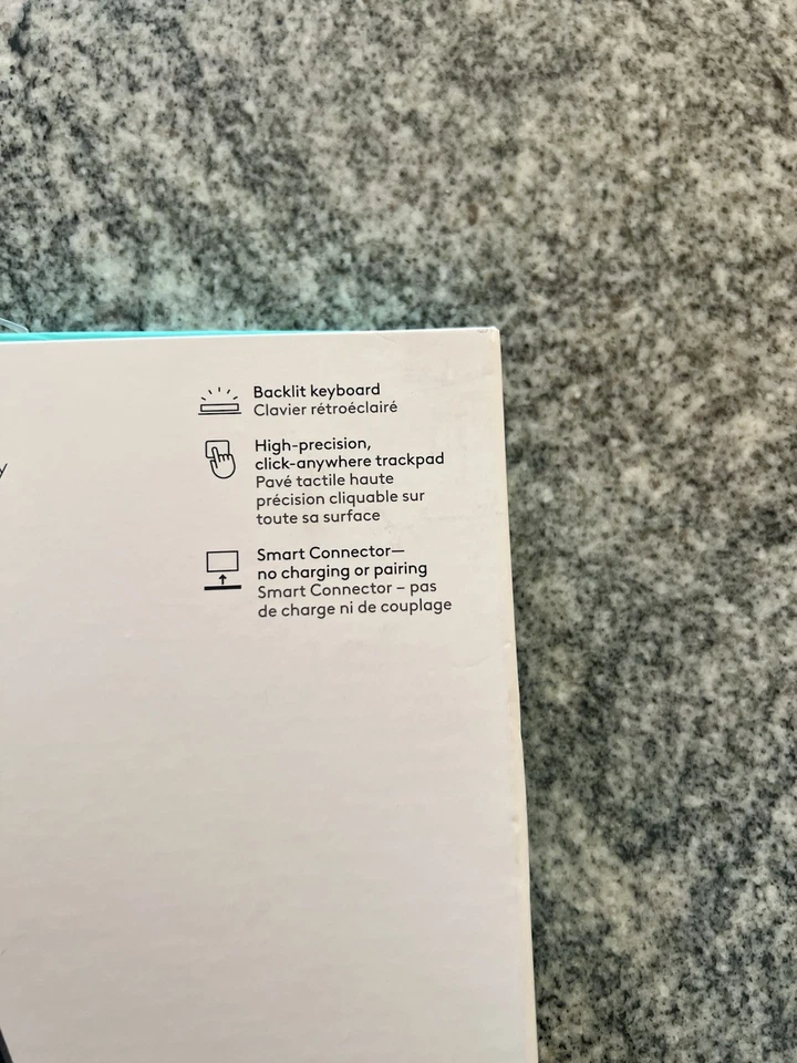 Logitech Combo Touch Keyboard Case - 12.9" Apple iPad Pro 5th Gen. - Oxford Gray - Image 3 of 4