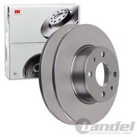 2X NK Bremsscheiben 251Mm Voll Hinten Passend FÜR Alfa Romeo 164 Fiat Bravo