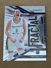 2025 Panini WNBA Prizm Paige Bueckers Fractal Insert SP Rookie Card 13 Wings! RC