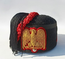 WW2 Cappello Fez Personale Fascista Italiano Mussolini MVSN Berretto di Duce - Berretto Fatto a Mano