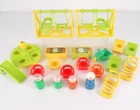 Vintage Little People School Playground Desk Chairs Figures Lot