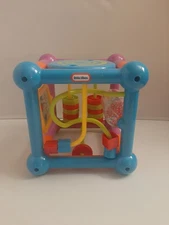Little Tikes Square Activity Play Cube Toy Sensory Development Motor Skills