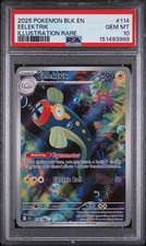 Pokemon Black Bolt Eelektrik 114 PSA 10 on eBay
