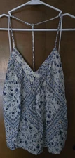 Day trip Large BKE Buckle Womens Blue Racer back Tank Size L
