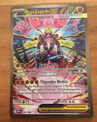 Pokémon TCG Mega-Zygarde EX 120/088 Holo Deutsch XY Ultra Rare KP 310