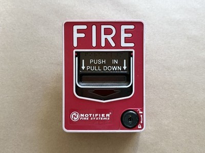 Notifier NBG-12LX Addressable Fire Alarm Pull Station USED