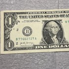 DOUBLE REPEATER - 4 of a kind - TRINARY $1 2017A FANCY SERIAL # 77662727 — photo 3