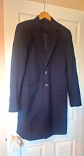 REISS Men’s Black Suit Jacket M Regular Single-Breasted Two-Button Notch Lapel