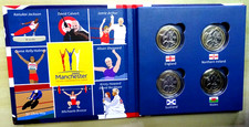2002 Commonwealth Games 4x £2 Coin Set In Individual Capsules in Case & Sleeve
