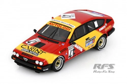 Alfa Romeo Alfetta GTV 6 24h Spa 1983 Luigi Racing Brancatelli 1:43 Spark SB 545