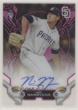 2019 Topps High Tek High Tek Auto Pink /75 Nick Margevicius #HTA-NM Auto 1q7