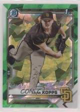 2021 Bowman Chrome Draft Sapphire Edition Green 21/50 Kevin Kopps #BDC-7 0h9e