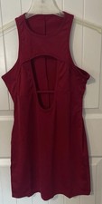 Little Red Dress Bodycon Racerback/Tank Medium Clubbing/Party/Layer Cut out