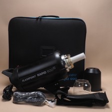 Flashpoint Rapid 600 / Godox QT600IIM HSS 600W Studio Strobe Monolight w Extras