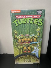 NECA Teenage Mutant Ninja Turtles SDCC Exclusive Musical Mutagen Tour 4 Figures