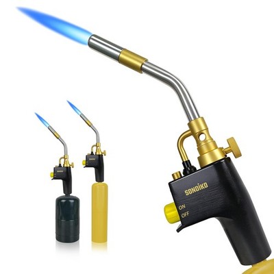 Sondiko Propanbrenner, GJ-8000 High Intensity Mapp Gasbrennerkopf, Gold 