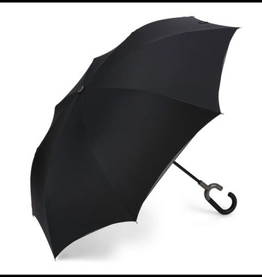 ShedRain VORTEX Auto Open Auto Close 47'' Compact Umbrella Black