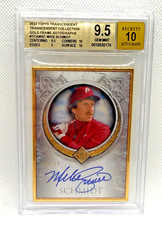 2023 Topps Transcendent Mike Schmidt Gold Frame /20 BGS 9.5 GEM MINT AUTO 10
