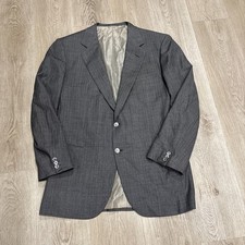 BRIONI Striped Gray 100 Wool Classic-Fit Sport Coat 44/54