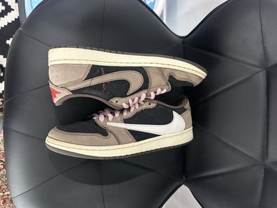Size 10- Travis Scott x Air Jordan 1 Retro OG SP Low Velvet Brown