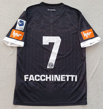 Maillot domicile Lugano Suisse 2022 - 2023 #7 Facchinetti Match porté Errea taille L