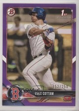 2018 Bowman Draft Purple 152/250 Kole Cottam #BD-69 fm0