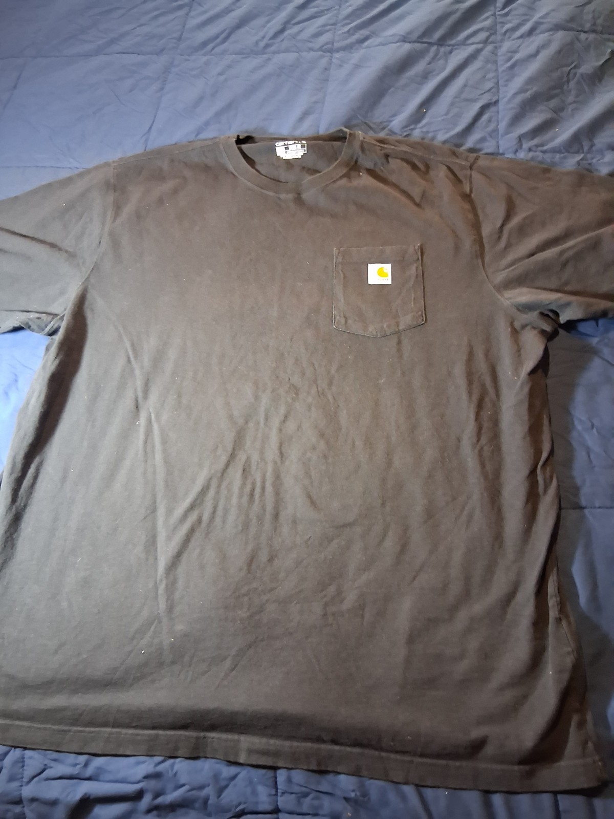 Carhartt Pocket T-Shirt Loose Fit Workwear Tee Mens 3XL Black