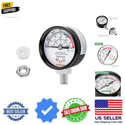 #ad Black case Pressure Cooker Gauge Pressure Canner Gauge Steam Pressure Gauge... $18.99