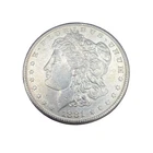 1881 S Morgan Silver Dollar Exact Coin Shown AU Details In Capsule