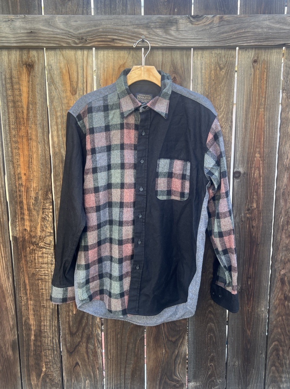 PENDLETON 100% Virgin Wool Button Up Shacket Shir… - image 1