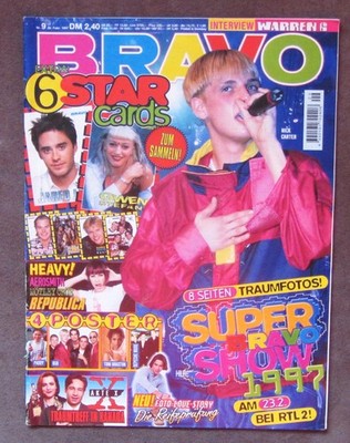 BRAVO Nr. 9 - 20.02. 1997 - komplett - Michael Jackson, Warren T