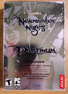 Neverwinter Nights Platinum (PC, 2005, Collector s Edition)