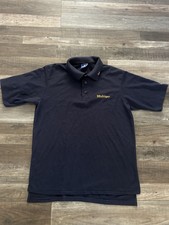 Vtg 80s Champion Mens Large University of Michigan Polo Shirt Made In USA