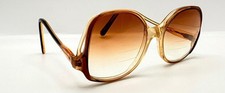 Vintage SRO Brown Translucent Oval Sunglasses FRAMES ONLY USA