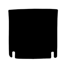 ALL WEATHER TAILORED BLACK CAR BOOT MAT FOR SSANGYONG REXTON 5 SEAT 2001 TO 2017