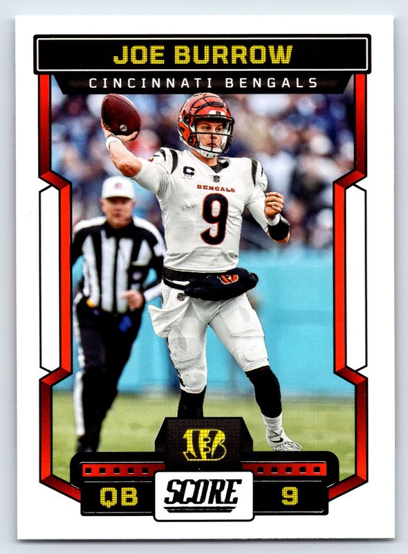 #196 Joe Burrow, Cincinnati Bengals 2023 Panini Score Football Base
