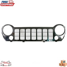 New Grille Assembly With Open Fog Light Holes For 2005-2007 Jeep Liberty Sport