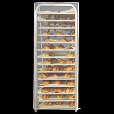 530387 Commercial-Grade Sheet Pan/Bun Pan Rack Cover, Plastic, 20-Tier, 28" L