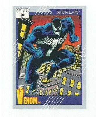 VENOM SUPER-VILLAINS 1991 MARVEL ENTERTAINMENT MARVEL COMICS CARD