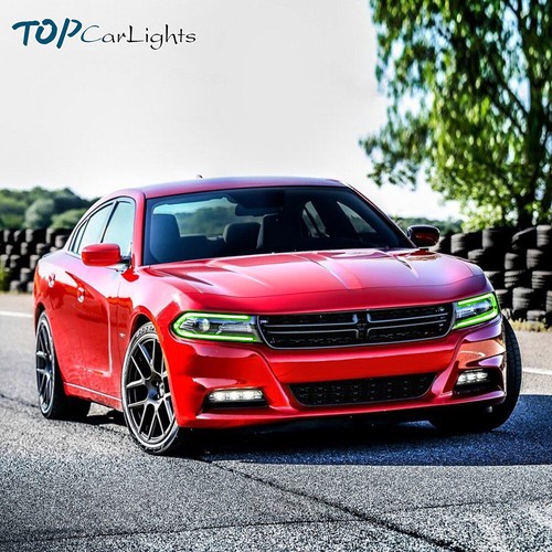 VLAND RGB LED Headlights Projector For 2015-2024 Dodge Charger Front Lamps Pair - Picture 11 of 14
